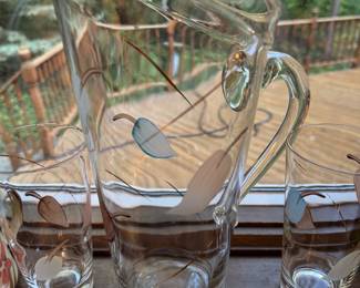 VIntage lemonade pitcher
