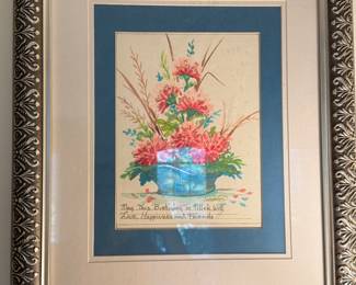 great little frame with original art