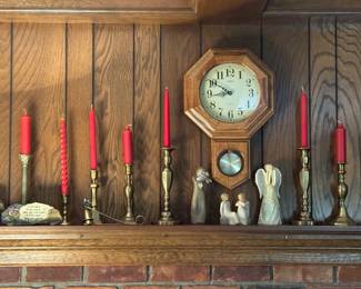 brass candle holders