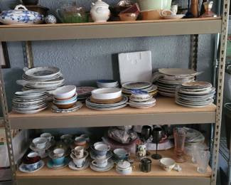 These are just some of the plates, tea cups etc. I have. If you would like to make a cool plate wall or just resell, nows the time!