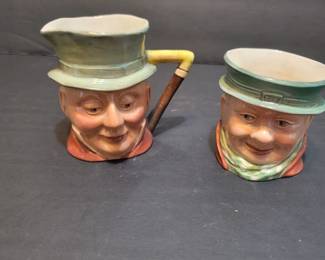These are Beswick cream and sugar. I also have a Toby milk pitcher.