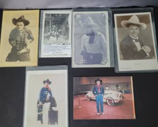 This is just a few of the Tom Mix movie cards I have. He was one of the first cowboy actors. I also have postcards, photos, stereographs, valentines, adverts, war ration book, booklets ... so much.