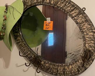 MIRROR HAT RACK