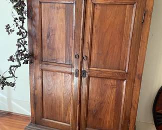 Antique walnut cabinet