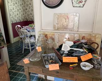 ANTIQUE FARM TABLE
