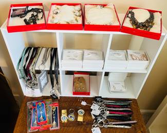 Statement jewelry, earrings, vintage spoons and key chains