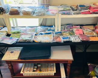 Fabric and crafting items
