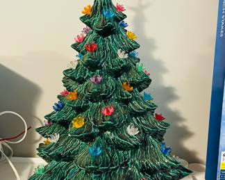 Vintage ceramic Christmas tree