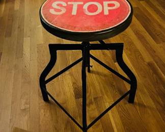 STOP SIGN STOOL