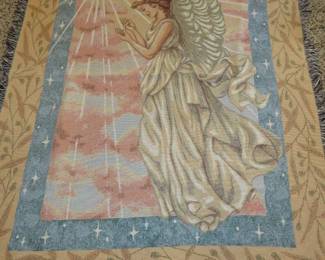 Angel of Light Tapestry Throw Blanket