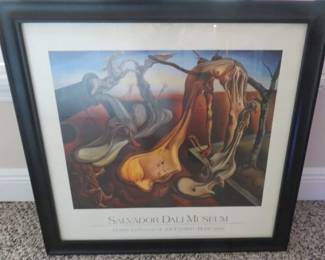 1990 Salvador Dali Museum, "Daddy Long Legs of the Evening-Hope, Framed Litho