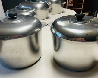 Two 12 qt stock pots