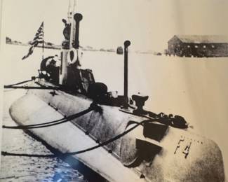 Vintage submarine copy of photo