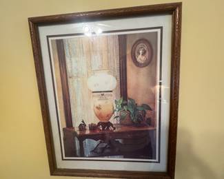 GOne with the wind lamp print