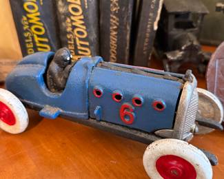 antique cast iron race car