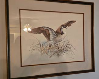 Signed and numbered Chaney print