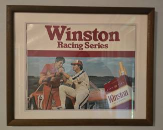 Framed Winston Racing