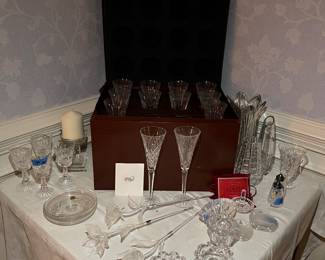Waterford, 12 days of Christmas champagne flutes
