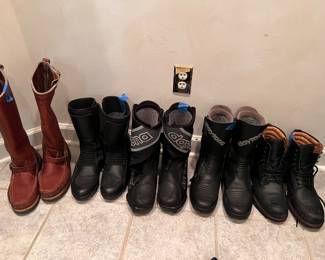 Russell moccasin boots, motorcycle boots, Daytona, BMW, Rokker