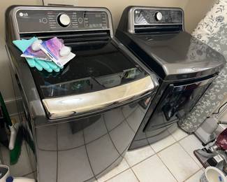 LG washer and dryer