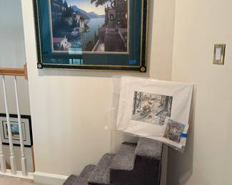 Thomas McKnight artwork, pet steps