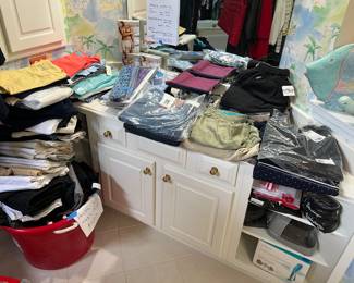 Men’s clothing size L, new, Tommy Bahama, Zegna, Crazy Shirt, Polo, humidifier, laser comb