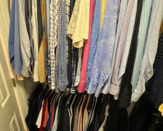 Men’s clothing size L, Tommy Bahama, Robert Graham, Ralph Lauren