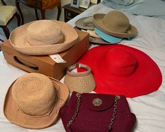 Hats, Helen Kaminski, Eric Javits, Handbag by Eric Javits