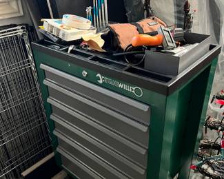 StahlWillie toolbox full of StahlWillie tools, Park bike tools, misc 
