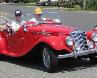 1955 MG TF ON THE ROAD!