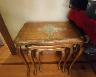 Italian Florentine Nesting Tables mid 50s