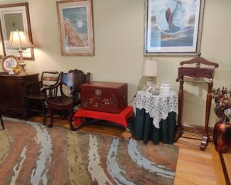 Roomful of antique and collectibles ready for a new home