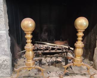 vintage andirons 