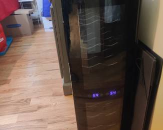 Wine cooler. small efficient and will tuck in to a small space.