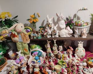 St Patrick's and Easter decorations 