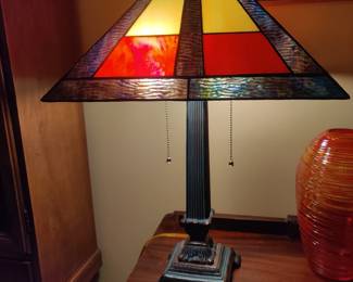 Mission style lamp