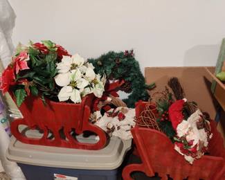 Large Wooden Christmas decor-folds flat for storage