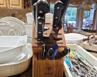 Wusthof knife block set