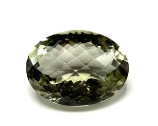 35.65 Carat Green Amethyst Gemstone