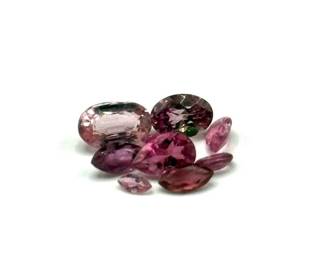 2.74 Carat Pink Tourmaline Gemstones