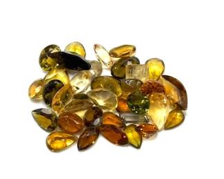 10.76 Carat Citrine Topaz Gemstones