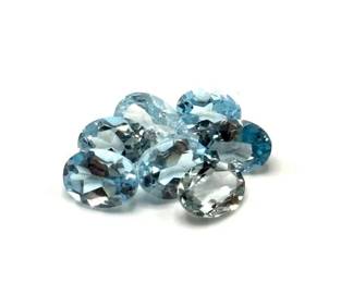 10.00 Carat Blue Topaz Gemstones