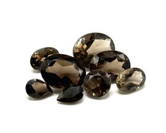 9.19 Carat Smokey Quartz Gemstones