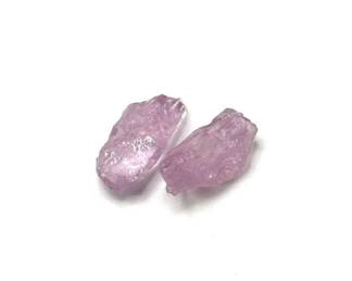 6.42 Carat Raw Brazilian Morganite Gemstones