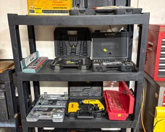Multiple Tool Sets/Drill Sets/Socket Sets and More.