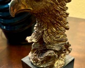 Bronze Eagle Bust.