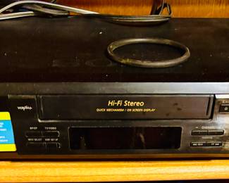 Sony Hi-Fi Stereo VHS Player/Recorder.