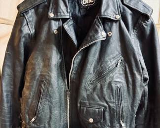 Leather Bike Jacket.