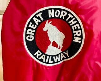Vintage Great Northern Railway Railroad Jacket.