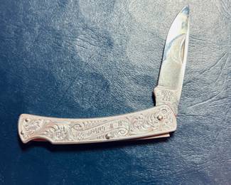 Vintage Buck Folding Knife #513. Top Condition